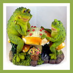green frogs
