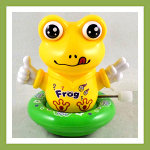 plastic frogs