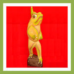 wooden frogs